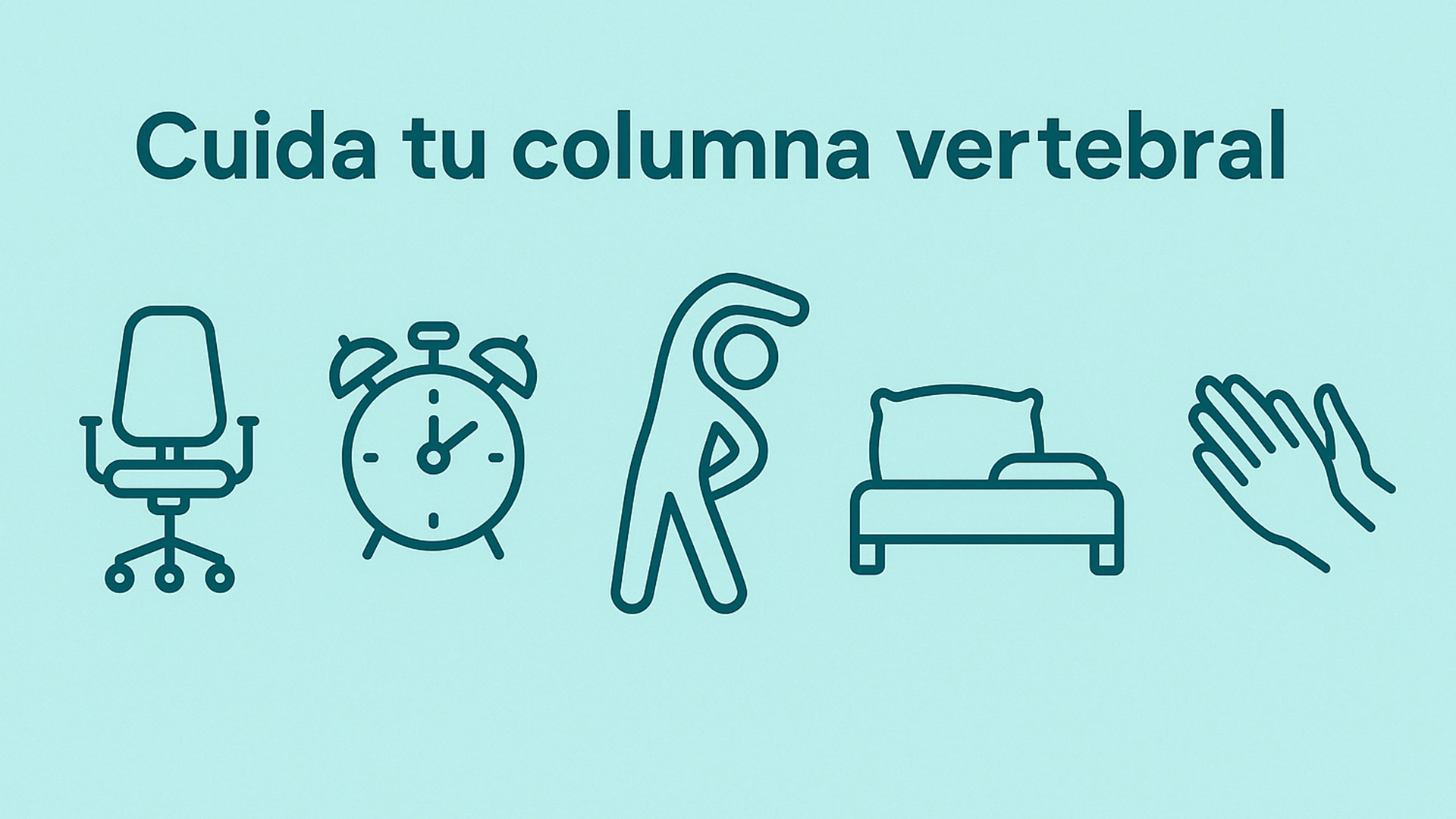 Día Mundial de la Columna Vertebral: 5 consejos para cuidar tu espalda